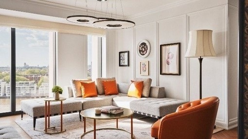 Room interior of Park Hyatt London River Thames