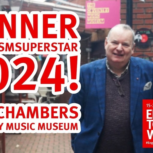 Pete Chambers Tourism Superstar 2024 winner grapics.