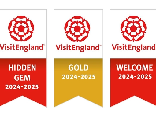 Five VisitEngland Accolades 2024-2025 Logos 