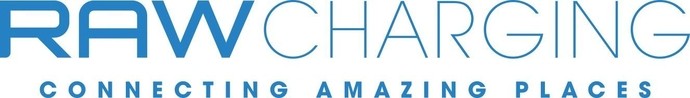 Blue RAW Charging Logo