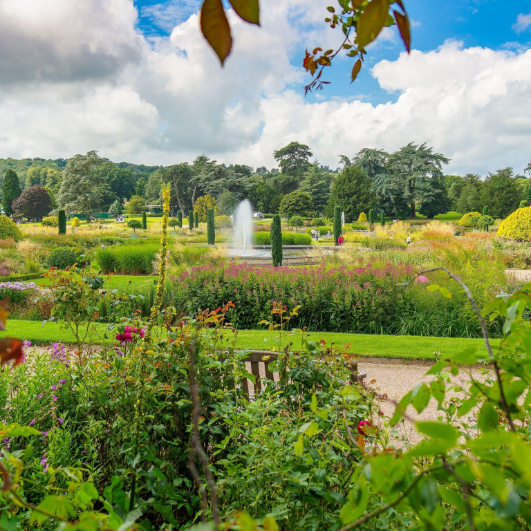 Trentham Gardens Estate in full bloom, Stoke on Trent, Staffordshire